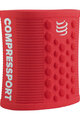 COMPRESSPORT potítka - SWEATBANDS 3D.DOTS - červená/biela