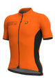 ALÉ Cyklistický dres s krátkym rukávom - COLOR BLOCK - oranžová