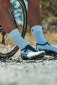 ALÉ Cyklistické ponožky klasické - TEAM  - biela
