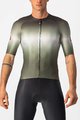 CASTELLI Cyklistický krátky dres a krátke nohavice - AERO RACE 6.0 - čierna/zelená/antracitová