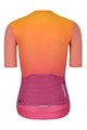 HOLOKOLO Cyklistický krátky dres a krátke nohavice - INFINITY LADY - čierna/ružová/oranžová