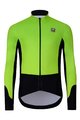 HOLOKOLO Cyklistická zimná bunda a nohavice - CLASSIC - čierna/svetlo zelená