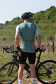 HOLOKOLO Cyklistický krátky dres a krátke nohavice - KIND ELITE - zelená/čierna