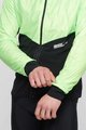 SANTINI Cyklistická vetruodolná bunda - REDUX VIGOR - zelená/čierna