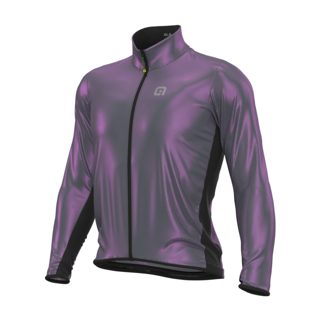 
                ALÉ Cyklistická vetruodolná bunda - GUSCIO CLEVER - fialová S
            