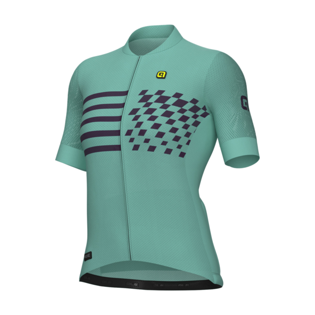 
                ALÉ Cyklistický dres s krátkym rukávom - PLAY PR-E - modrá/zelená
            