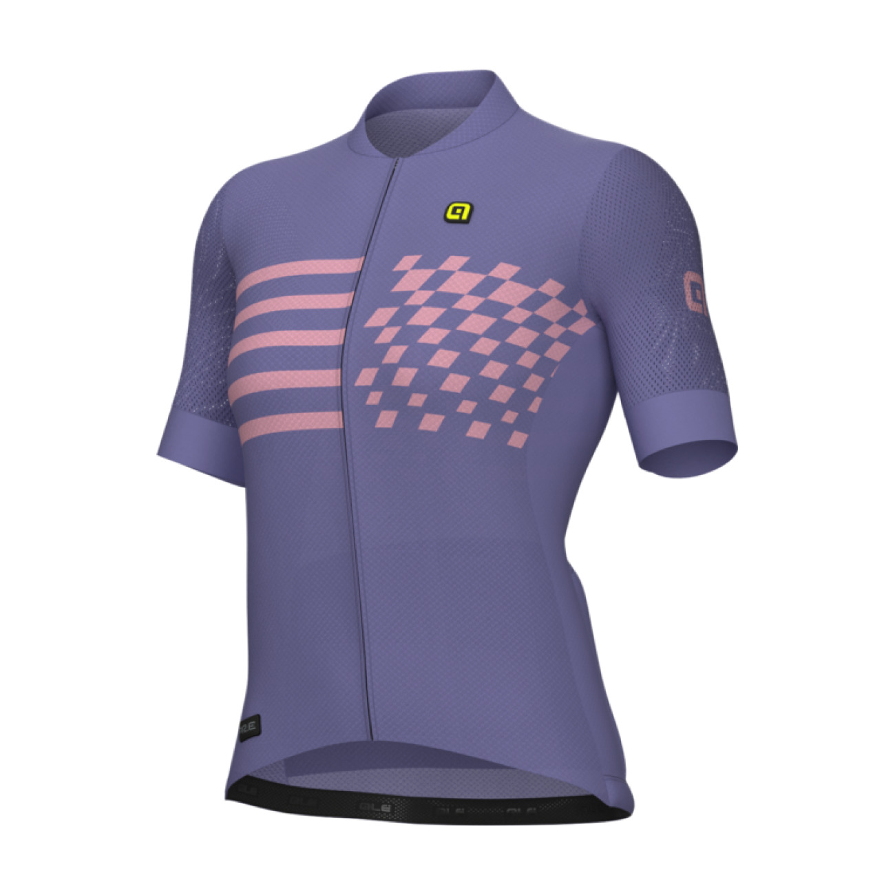 
                ALÉ Cyklistický dres s krátkym rukávom - PLAY PR-E - fialová
            