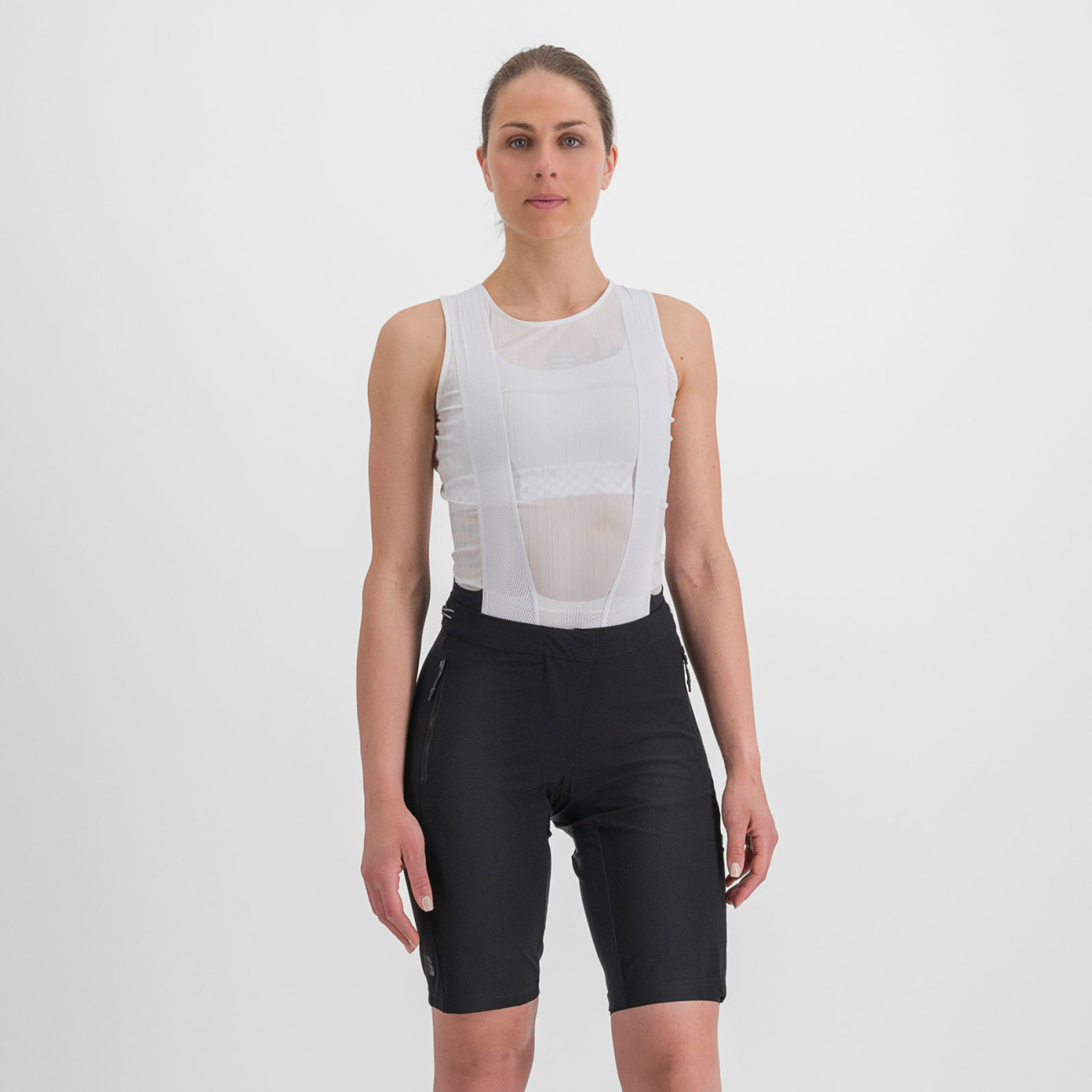 
                SPORTFUL Cyklistické nohavice krátke bez trakov - SUPERGIARA - čierna S
            