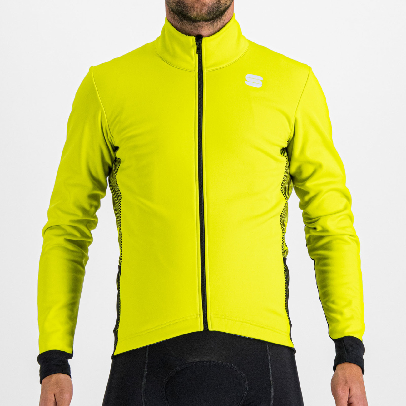 
                SPORTFUL Cyklistická vetruodolná bunda - NEO SOFTSHELL - žltá L
            
