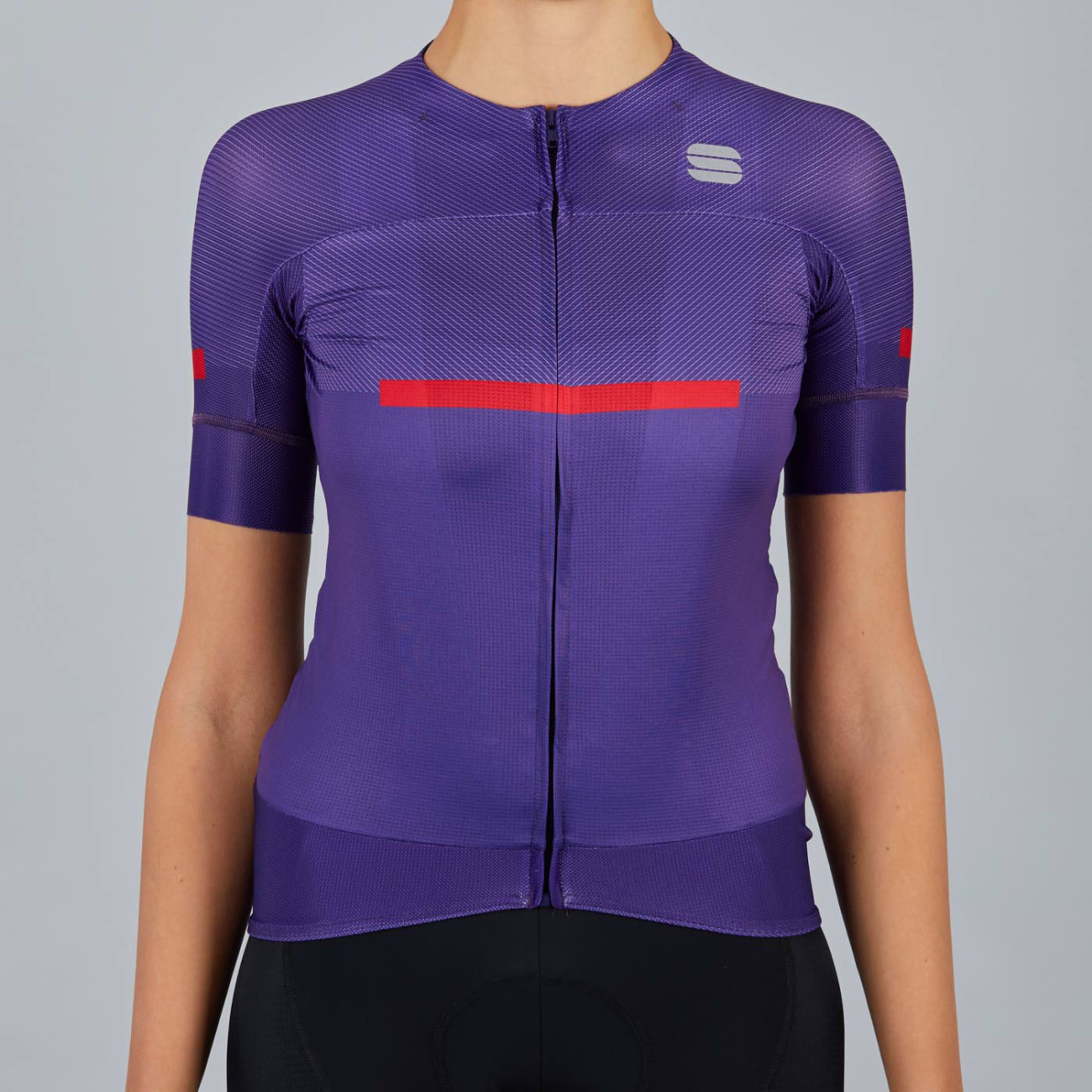 
                SPORTFUL Cyklistický dres s krátkym rukávom - EVO - fialová L
            