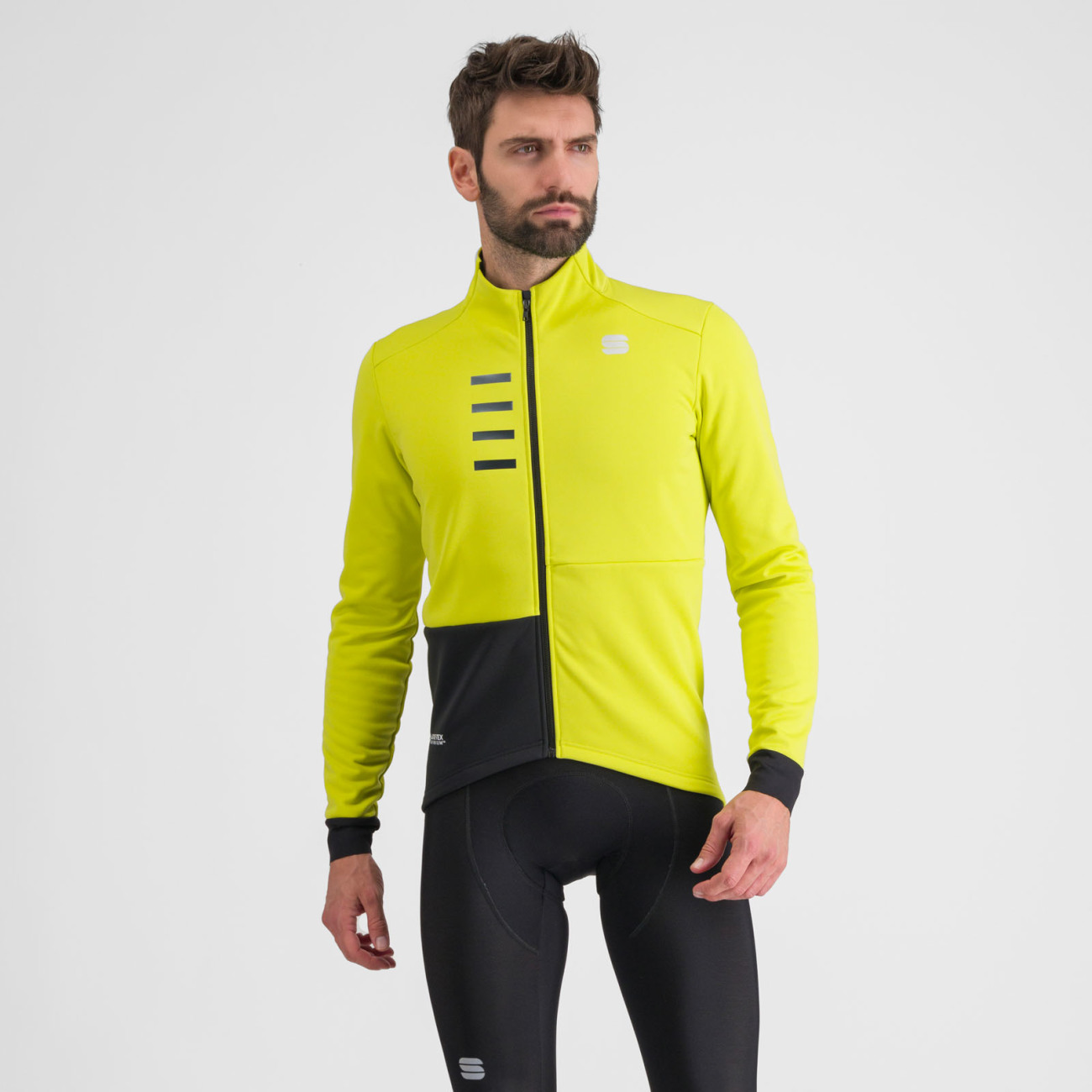 
                SPORTFUL Cyklistická zateplená bunda - TEMPO - žltá XL
            
