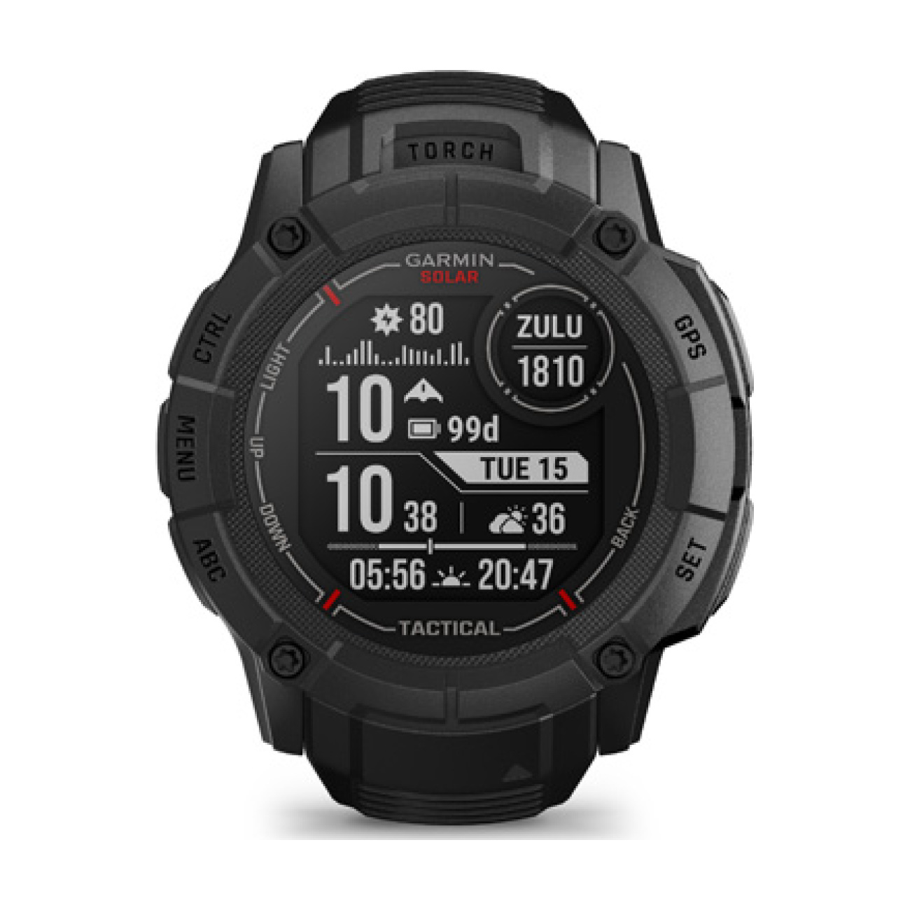 
                GARMIN smart hodinky - INSTINCT 2X SOLAR TACTICAL EDITION - čierna
            