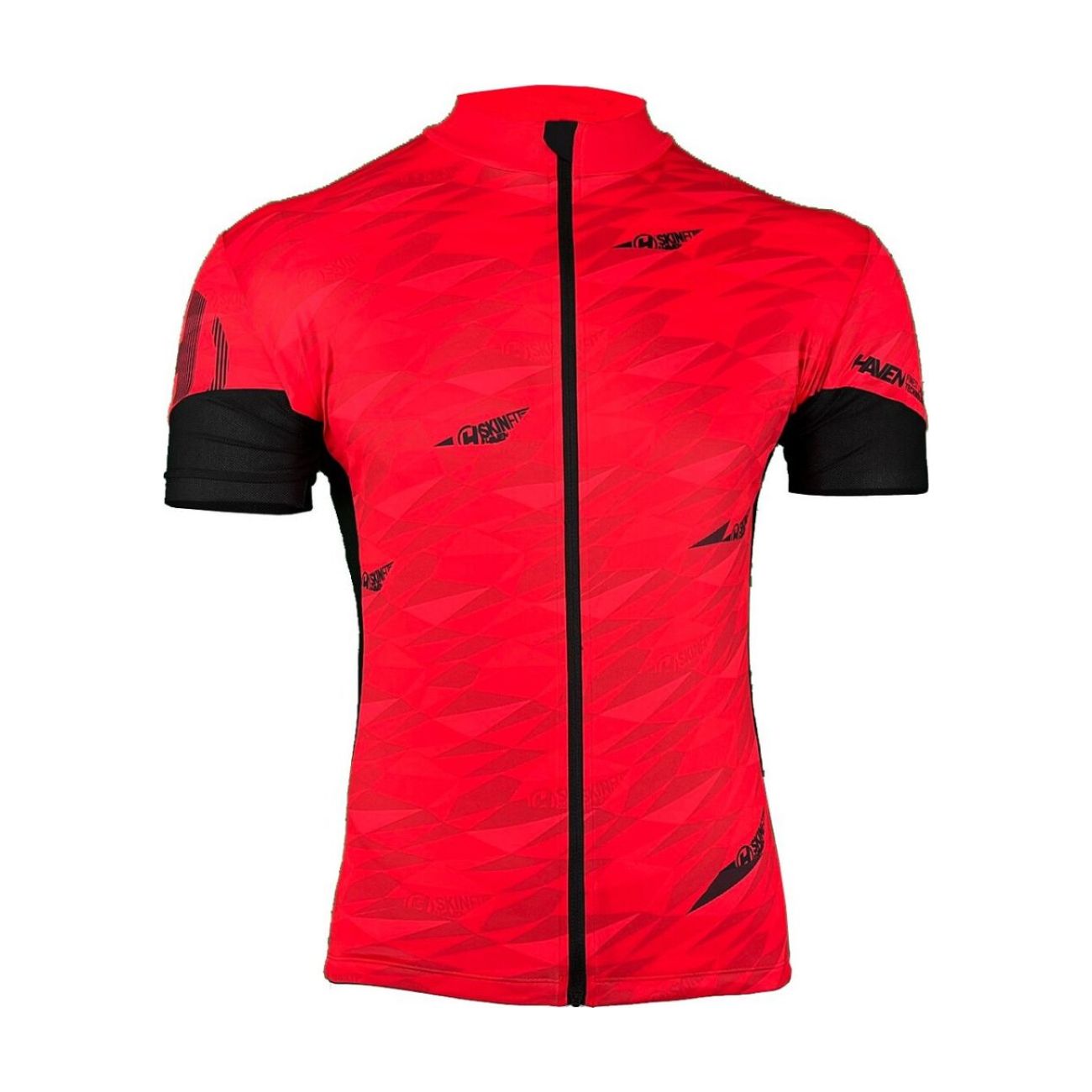 
                HAVEN Cyklistický dres s krátkym rukávom - SKINFIT NEO - červená/čierna 2XL
            