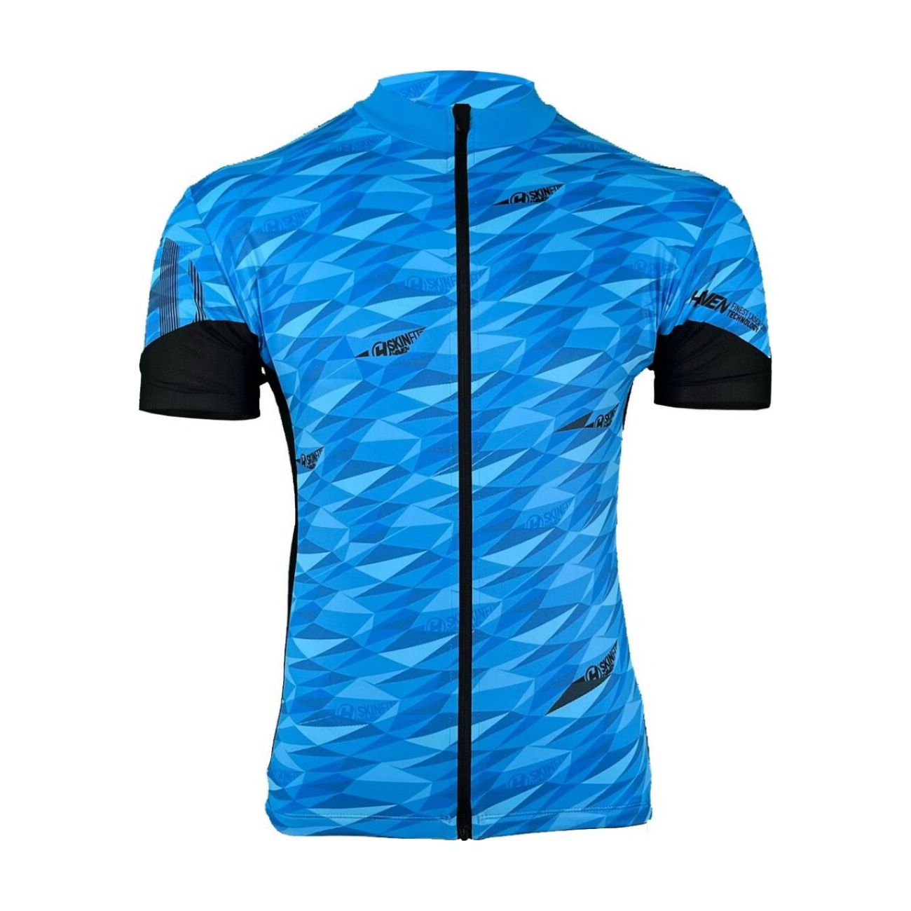 
                HAVEN Cyklistický dres s krátkym rukávom - SKINFIT NEO - modrá/čierna 4XL
            
