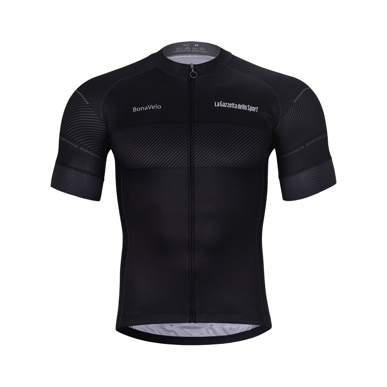 
                BONAVELO Cyklistický dres s krátkym rukávom - GIRO D´ITALIA - čierna 5XL
            