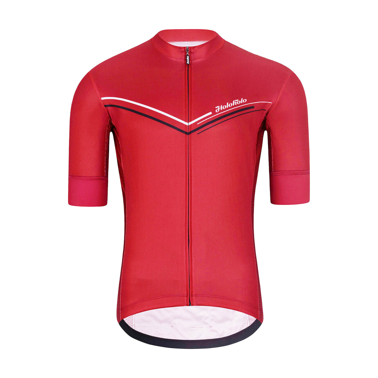
                HOLOKOLO Cyklistický dres s krátkym rukávom - LEVEL UP - červená 5XL
            