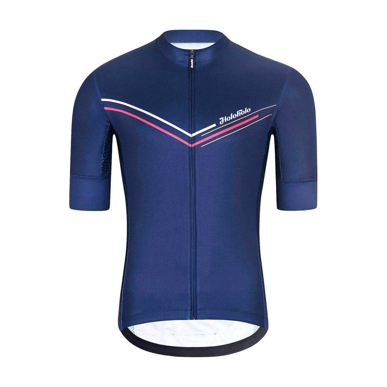 
                HOLOKOLO Cyklistický dres s krátkym rukávom - LEVEL UP - modrá 6XL
            
