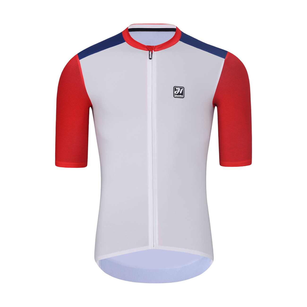 
                HOLOKOLO Cyklistický dres s krátkym rukávom - TECHNICAL  - biela/modrá S
            