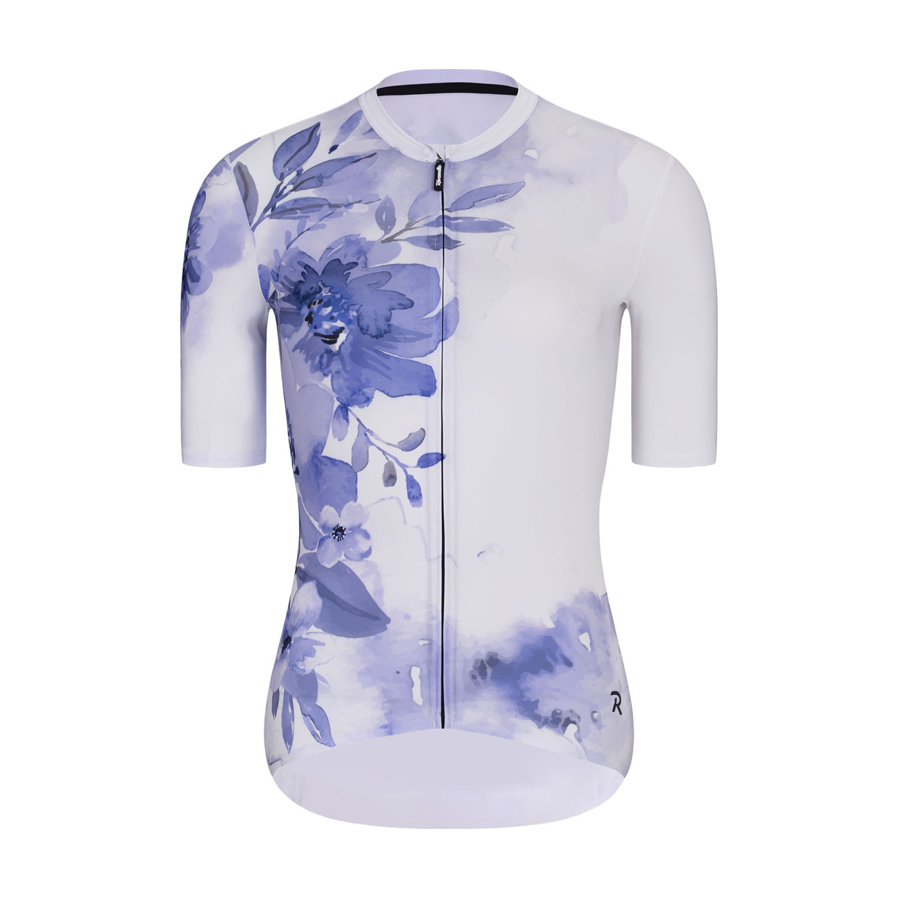 
                RIVANELLE BY HOLOKOLO Cyklistický dres s krátkym rukávom - FLOWERY LADY - biela/fialová/modrá
            