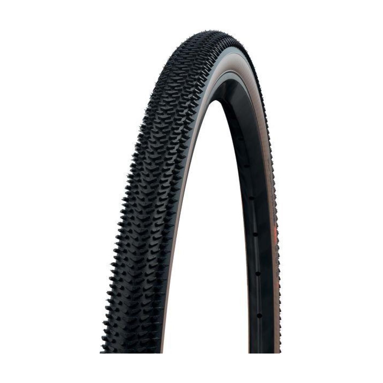 
                SCHWALBE plášť - G-ONE R (45-622) 28x1.70 700x45C RACE - béžová/čierna
            