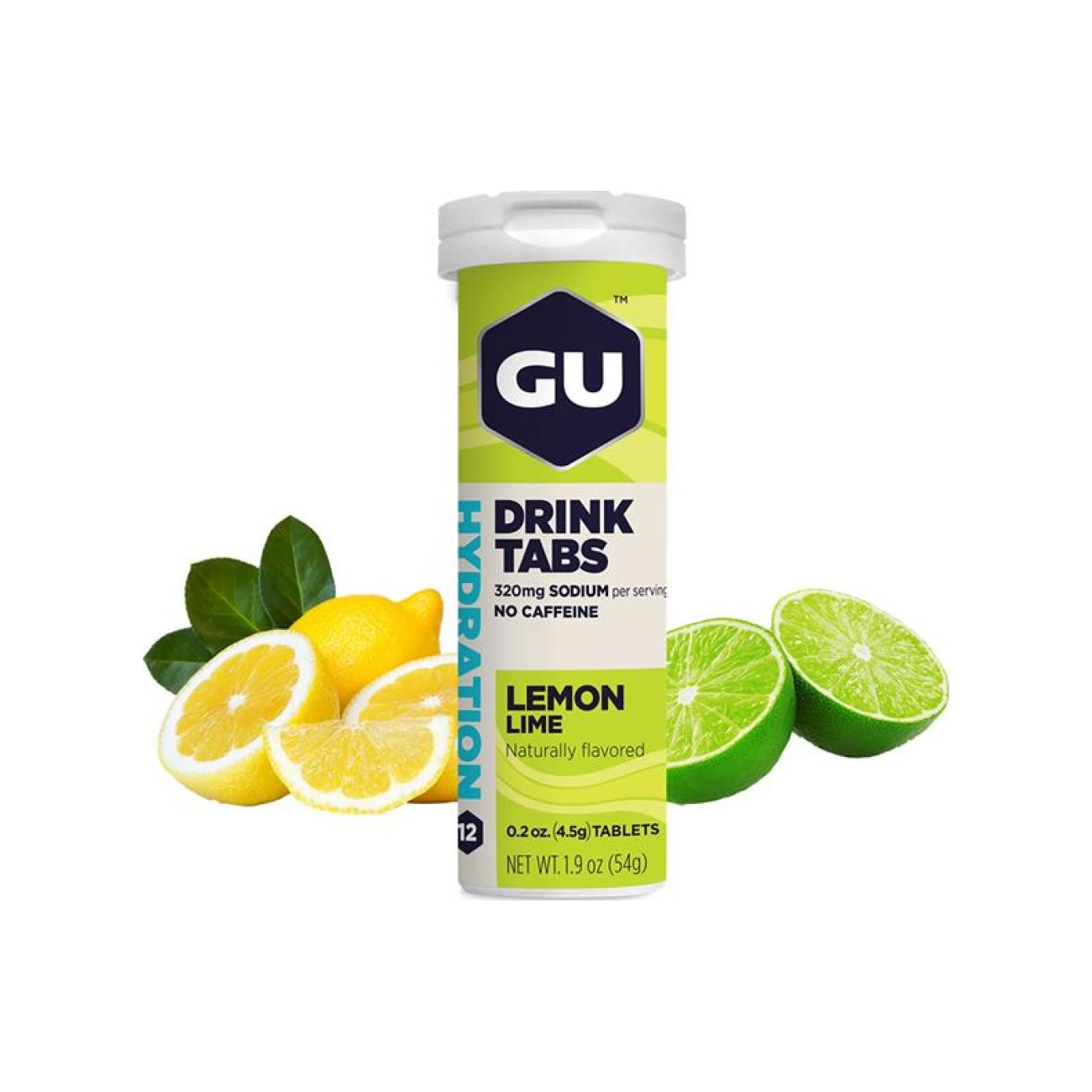 
                GU Cyklistická výživa - HYDRATION DRINK TABS 54 G LEMON/LIME
            