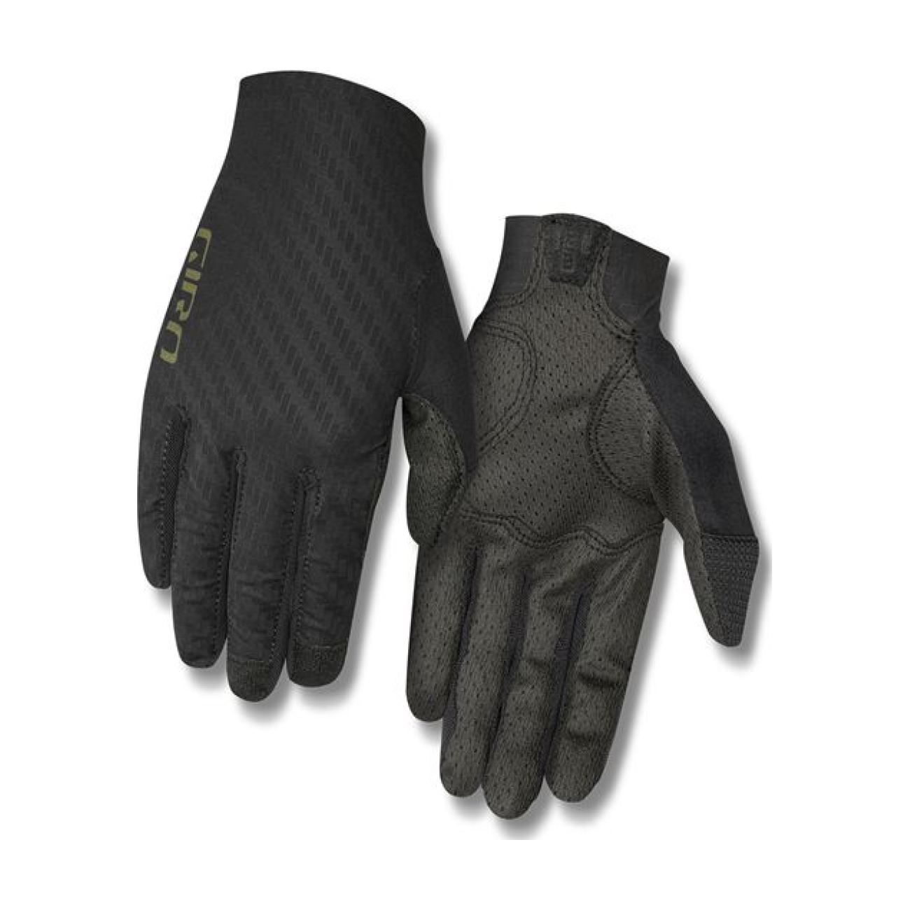 
                GIRO Cyklistické rukavice dlhoprsté - RIVET CS - čierna XL
            
