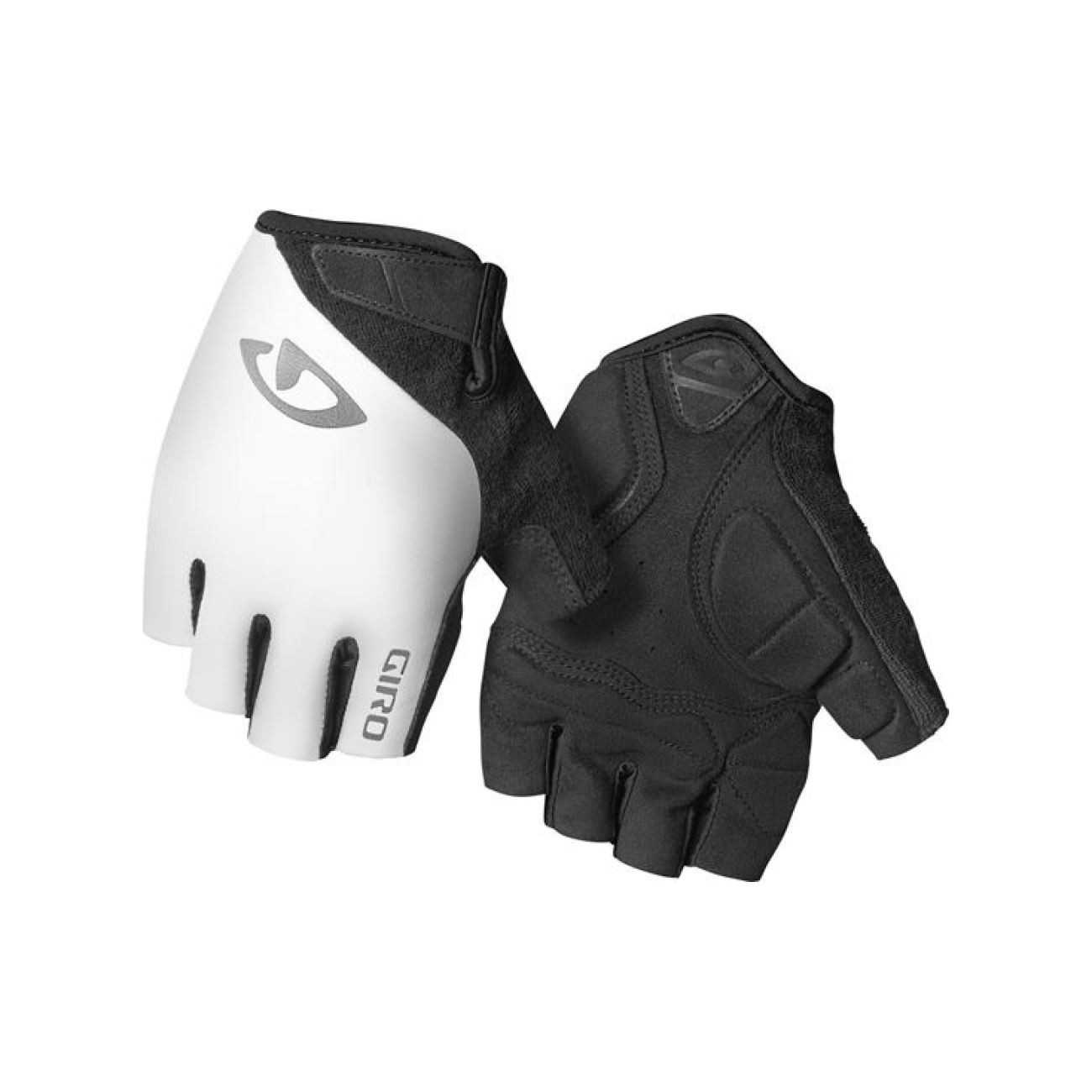 
                GIRO Cyklistické rukavice krátkoprsté - JAGETTE - biela M
            