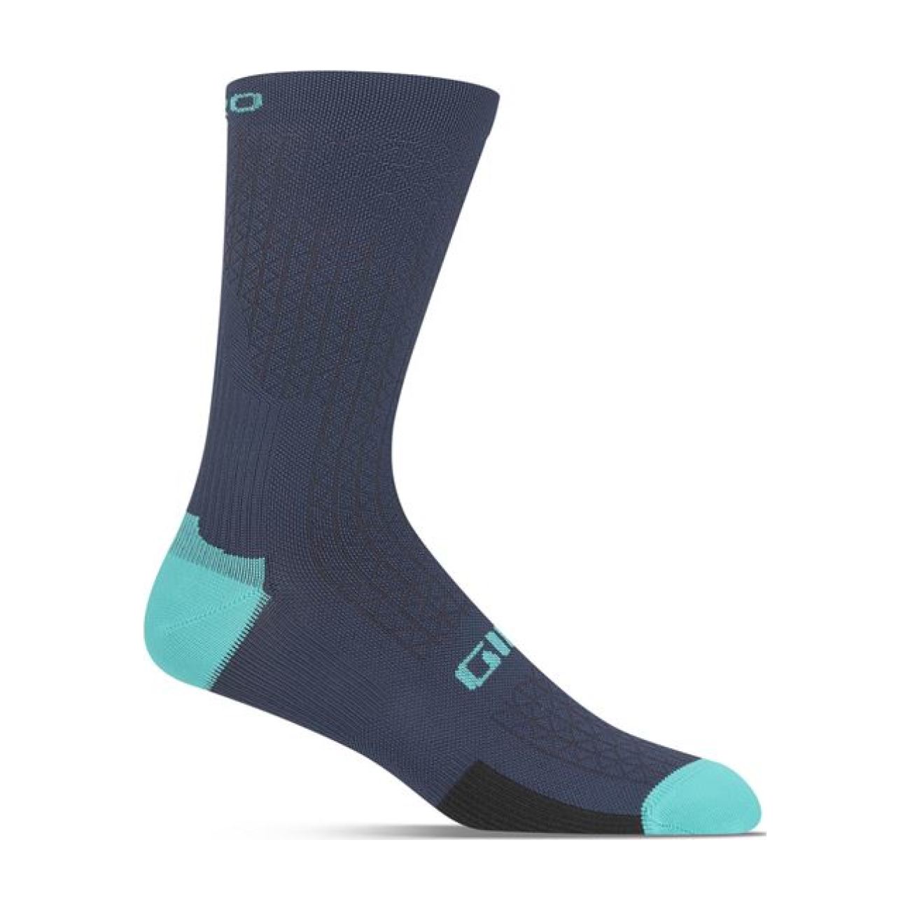 
                GIRO Cyklistické ponožky klasické - HRC TEAM - modrá/svetlo modrá L
            