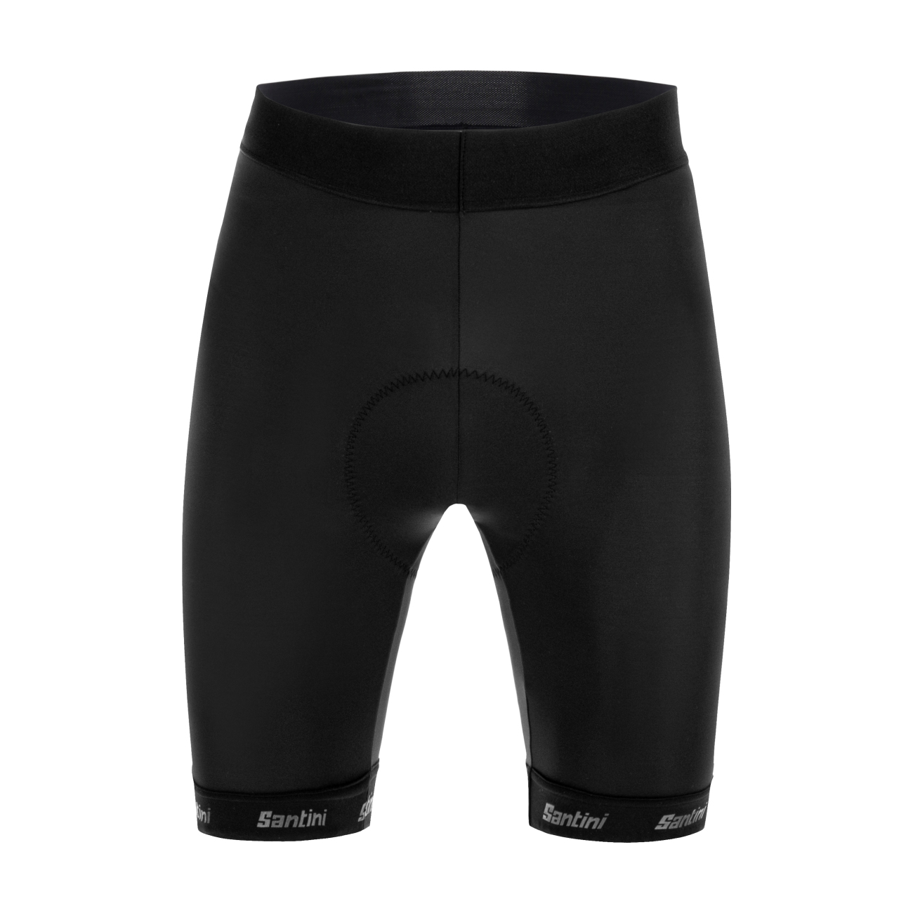 
                SANTINI Cyklistické nohavice krátke bez trakov - CUBO - čierna XS
            