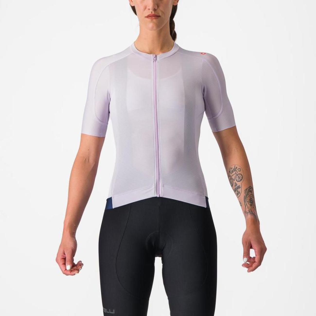 
                CASTELLI Cyklistický dres s krátkym rukávom - ESPRESSO W - fialová L
            
