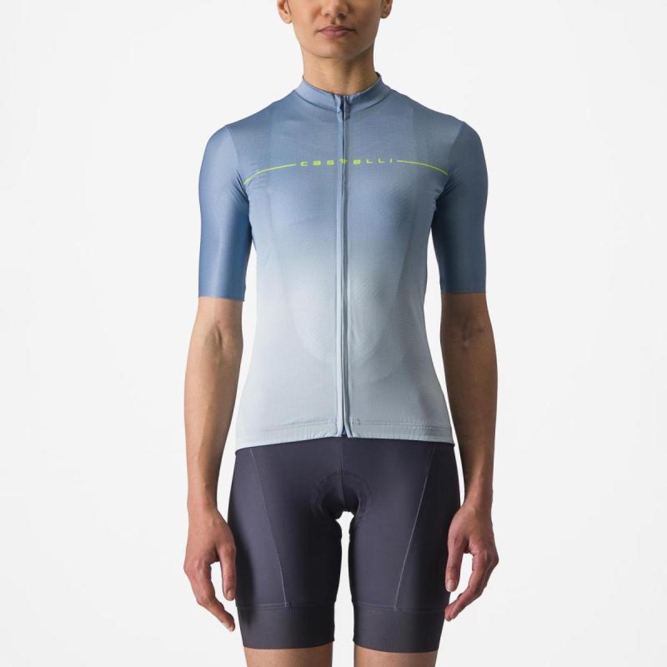 
                CASTELLI Cyklistický dres s krátkym rukávom - SALITA - svetlo modrá
            