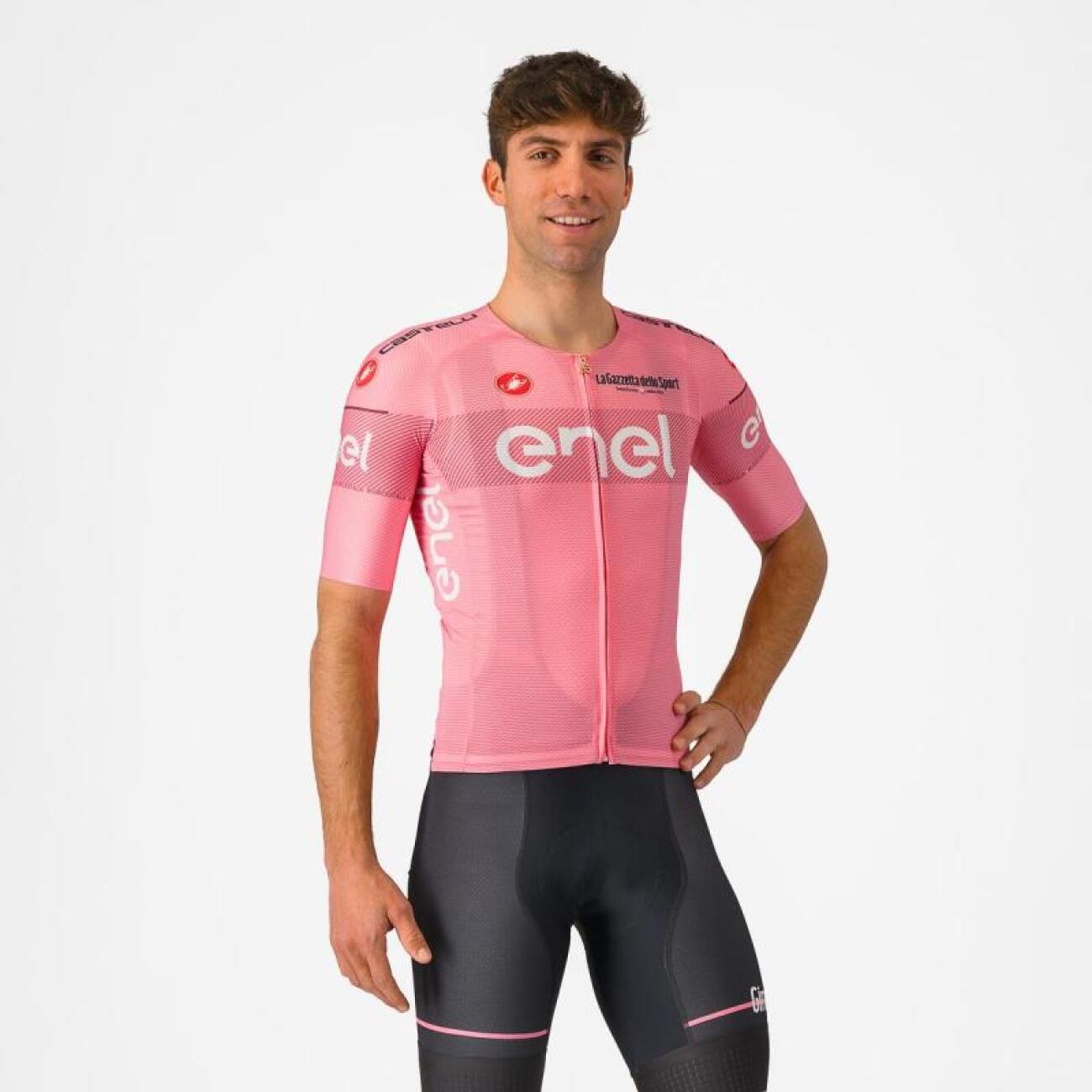 CASTELLI Cyklistický dres s krátkym rukávom - #GIRO107 RACE - ružová L