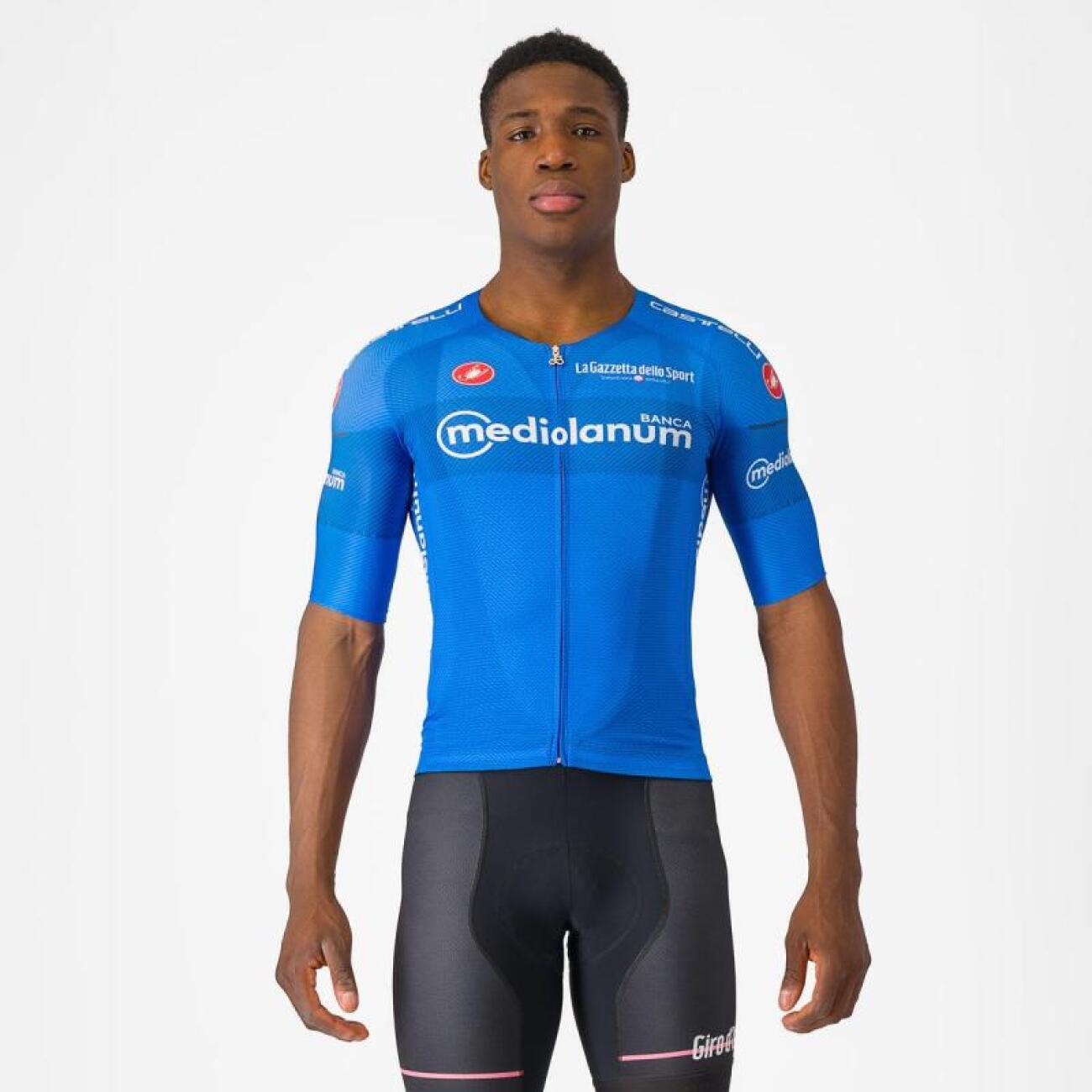 CASTELLI Cyklistický dres s krátkym rukávom - #GIRO107 RACE - modrá XS