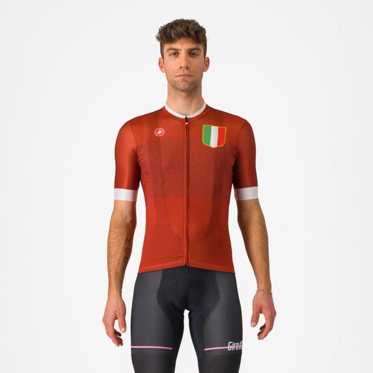 CASTELLI Cyklistický dres s krátkym rukávom - #GIRO GRANDE TORO 1949 - červená S