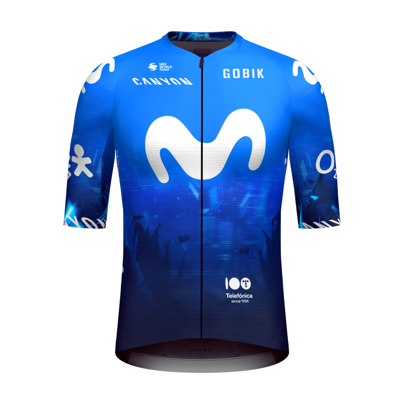 
                GOBIK Cyklistický dres s krátkym rukávom - INFINITY MOVISTAR TEAM 2024 - modrá/biela M
            