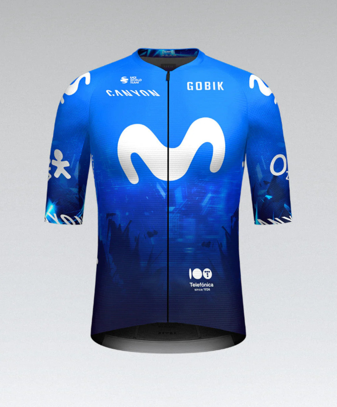 
                GOBIK Cyklistický dres s krátkym rukávom - ODYSSEY MOVISTAR TEAM 24 - modrá S
            