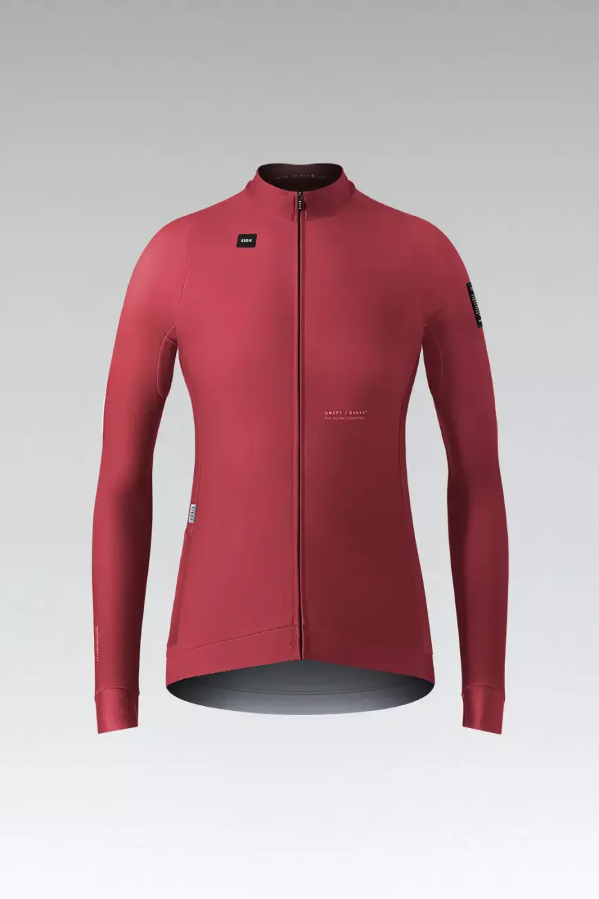 
                GOBIK Cyklistický dres s dlhým rukávom zimný - HYDER WOMEN - ružová XL
            
