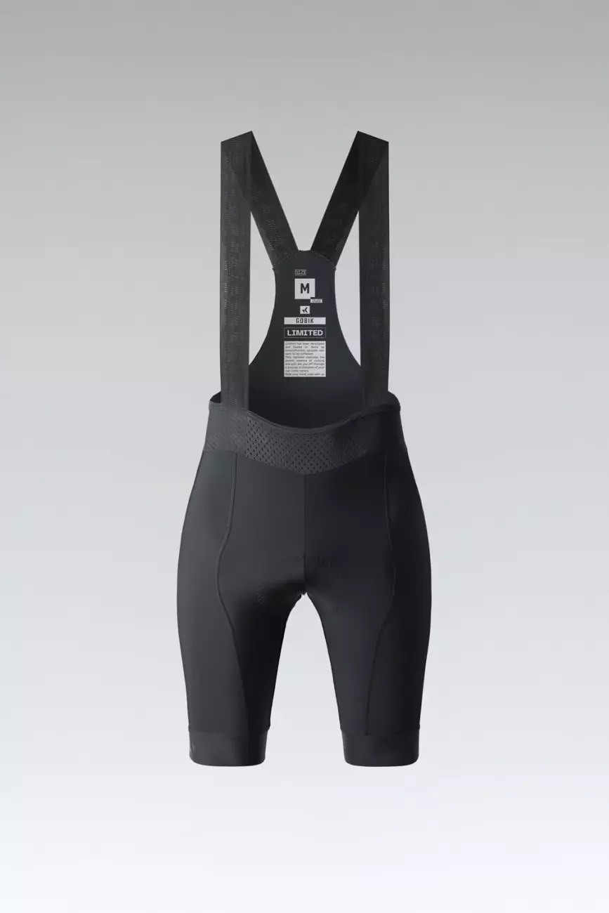 
                GOBIK Cyklistické nohavice krátke s trakmi - LIMITED 6.0 K6 W - čierna S
            