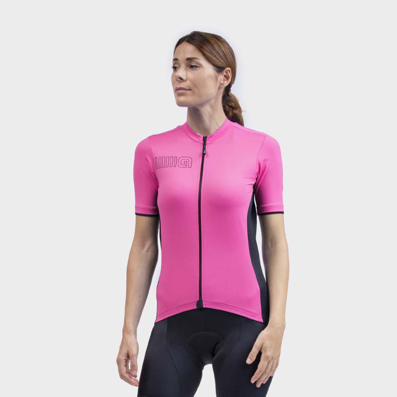 
                ALÉ Cyklistický dres s krátkym rukávom - COLOR BLOCK LADY - ružová XL
            