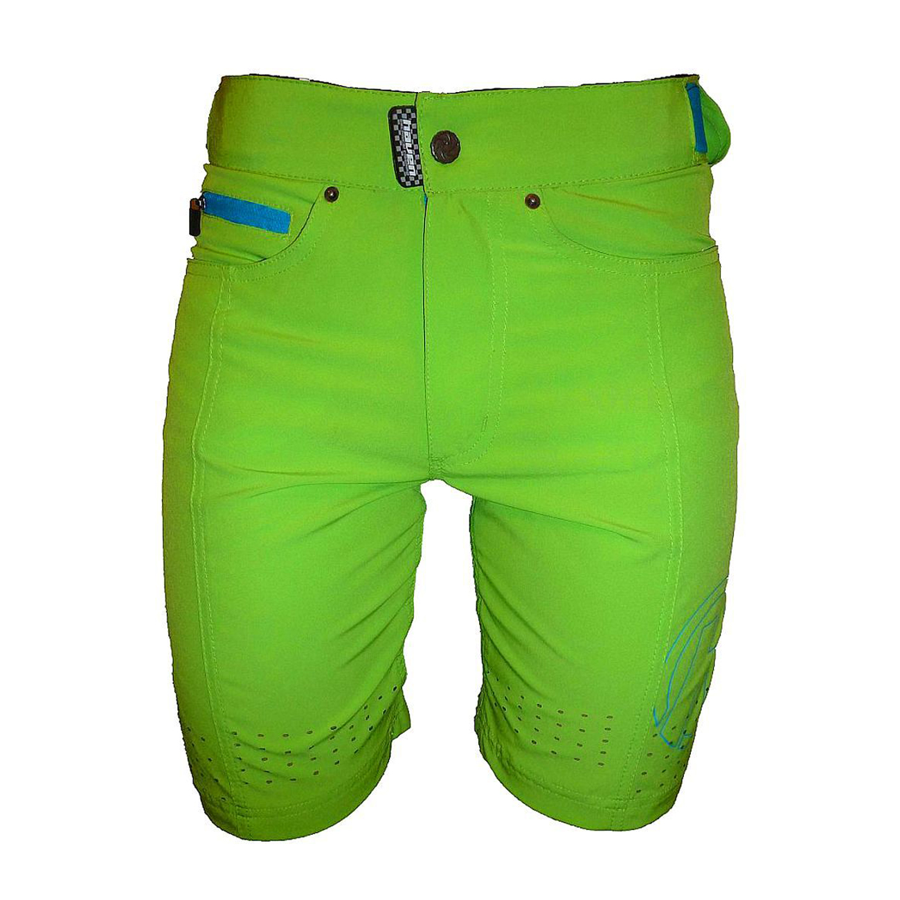
                HAVEN Cyklistické nohavice krátke bez trakov - AMAZON LADY - zelená 2XL
            