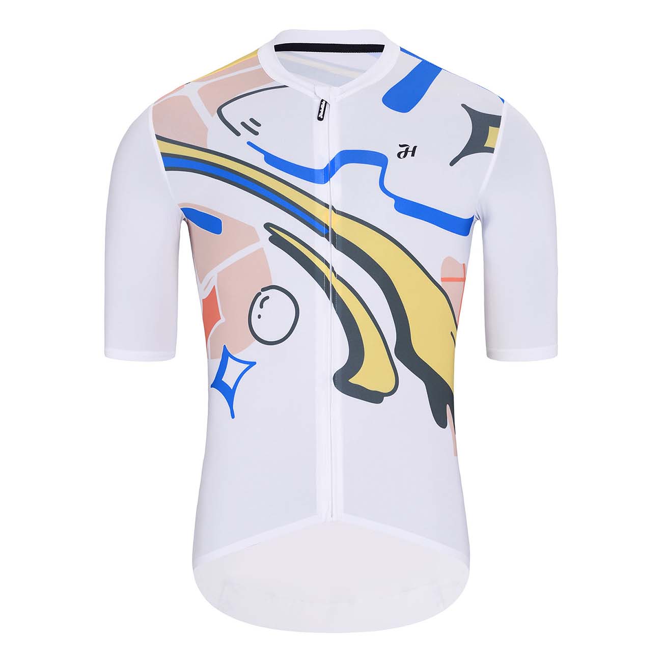 
                HOLOKOLO Cyklistický dres s krátkym rukávom - UNIVERSE ELITE - viacfarebná/biela L
            