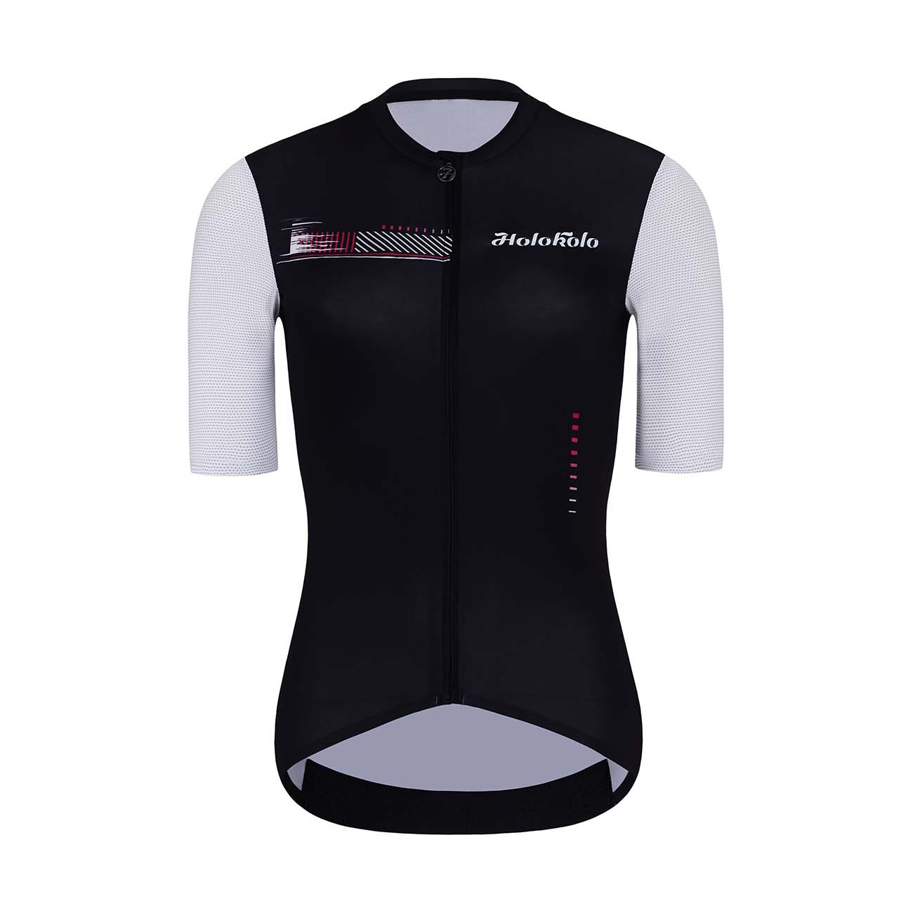 
                HOLOKOLO Cyklistický dres s krátkym rukávom - VIBES LADY - biela/čierna XS
            