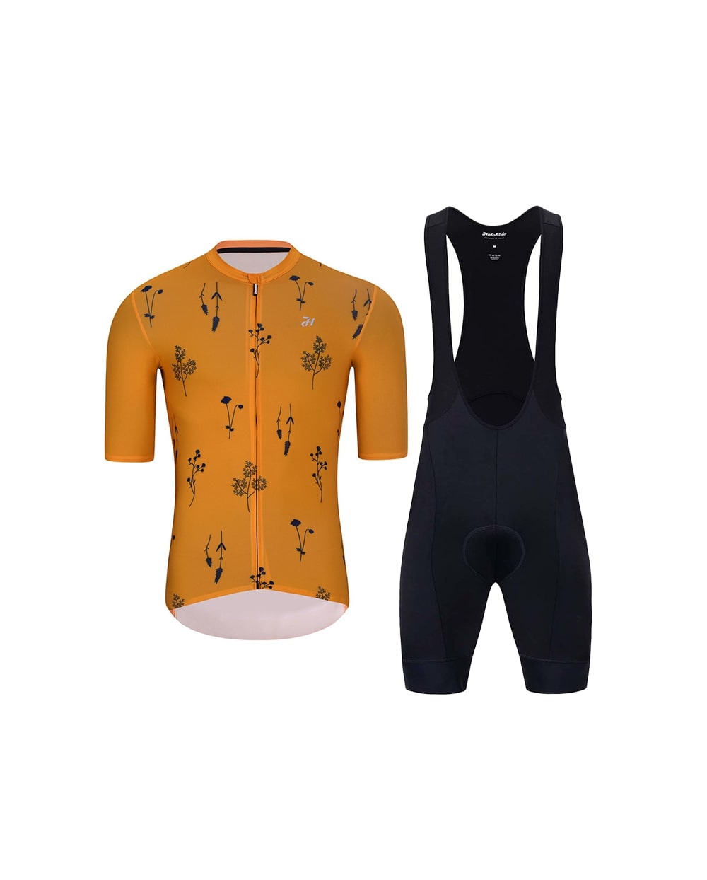 
                HOLOKOLO Cyklistický krátky dres a krátke nohavice - METTLE  - čierna/oranžová
            