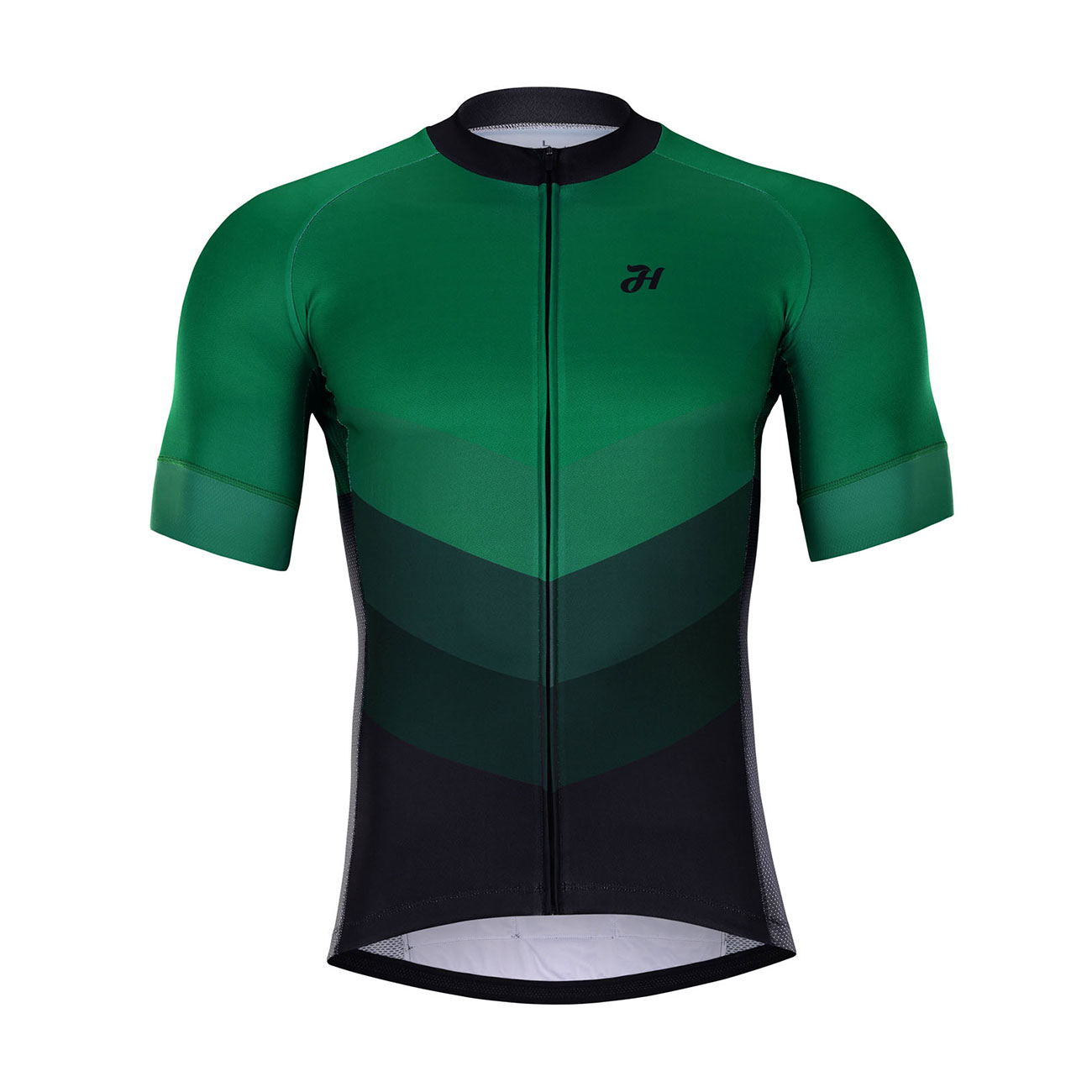
                HOLOKOLO Cyklistický dres s krátkym rukávom - NEW NEUTRAL - zelená/čierna 2XS
            