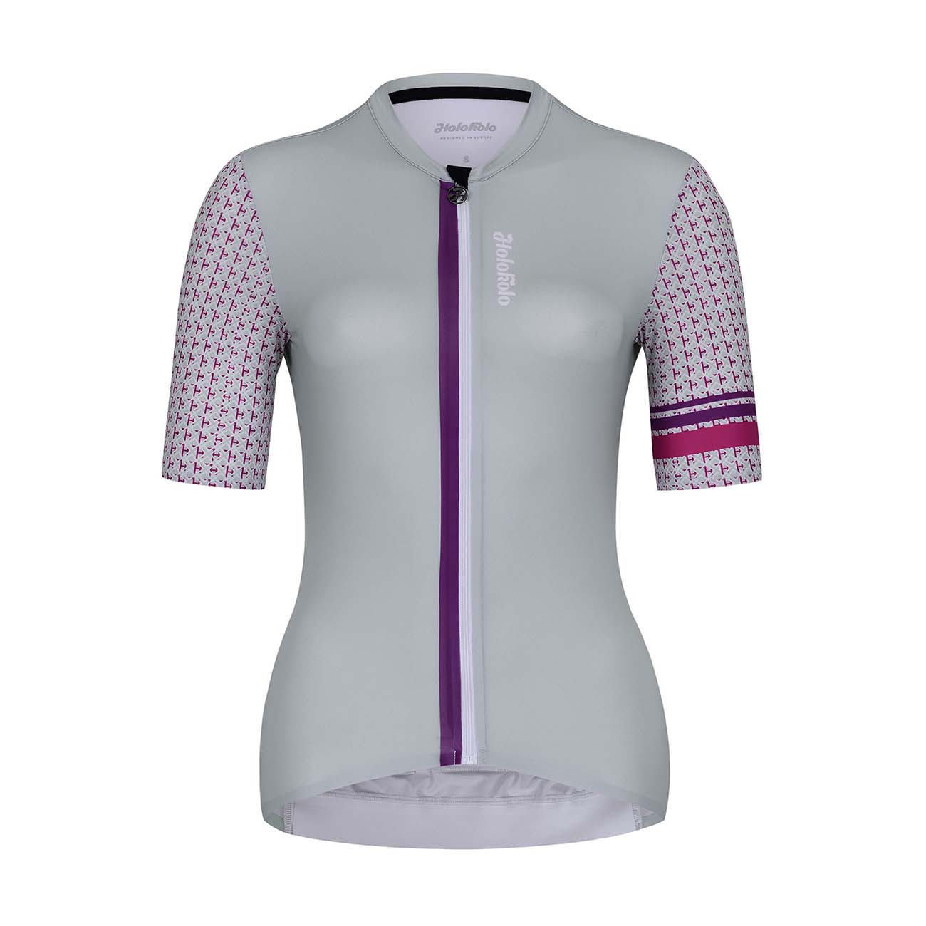 
                HOLOKOLO Cyklistický dres s krátkym rukávom - KIND ELITE LADY - šedá L
            