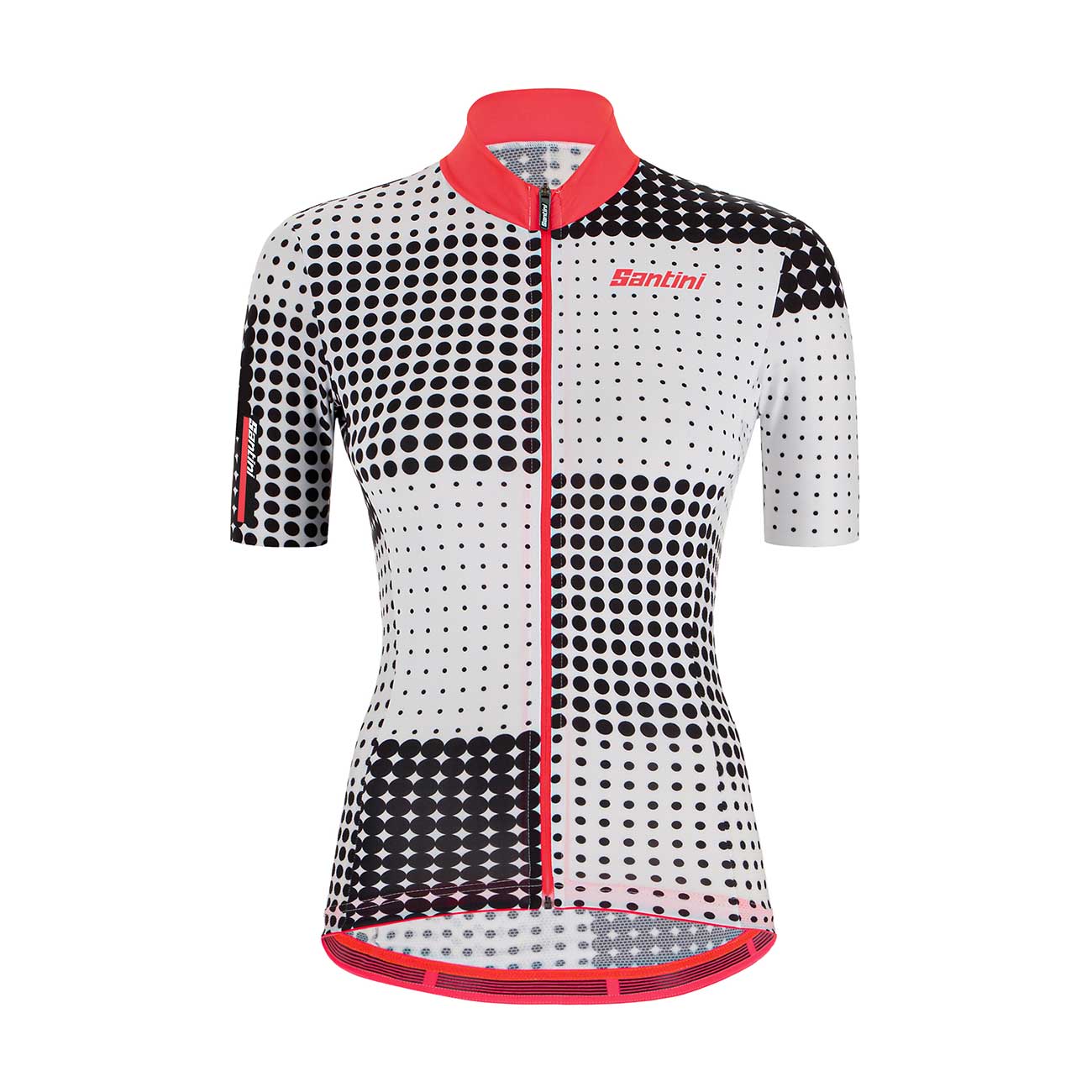 
                SANTINI Cyklistický dres s krátkym rukávom - TONO SFERA LADY - biela/čierna S
            