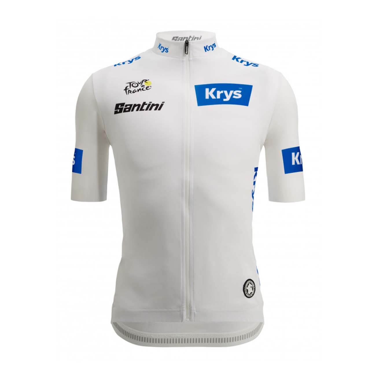 
                SANTINI Cyklistický dres s krátkym rukávom - TOUR DE FRANCE 2023 - biela XL
            