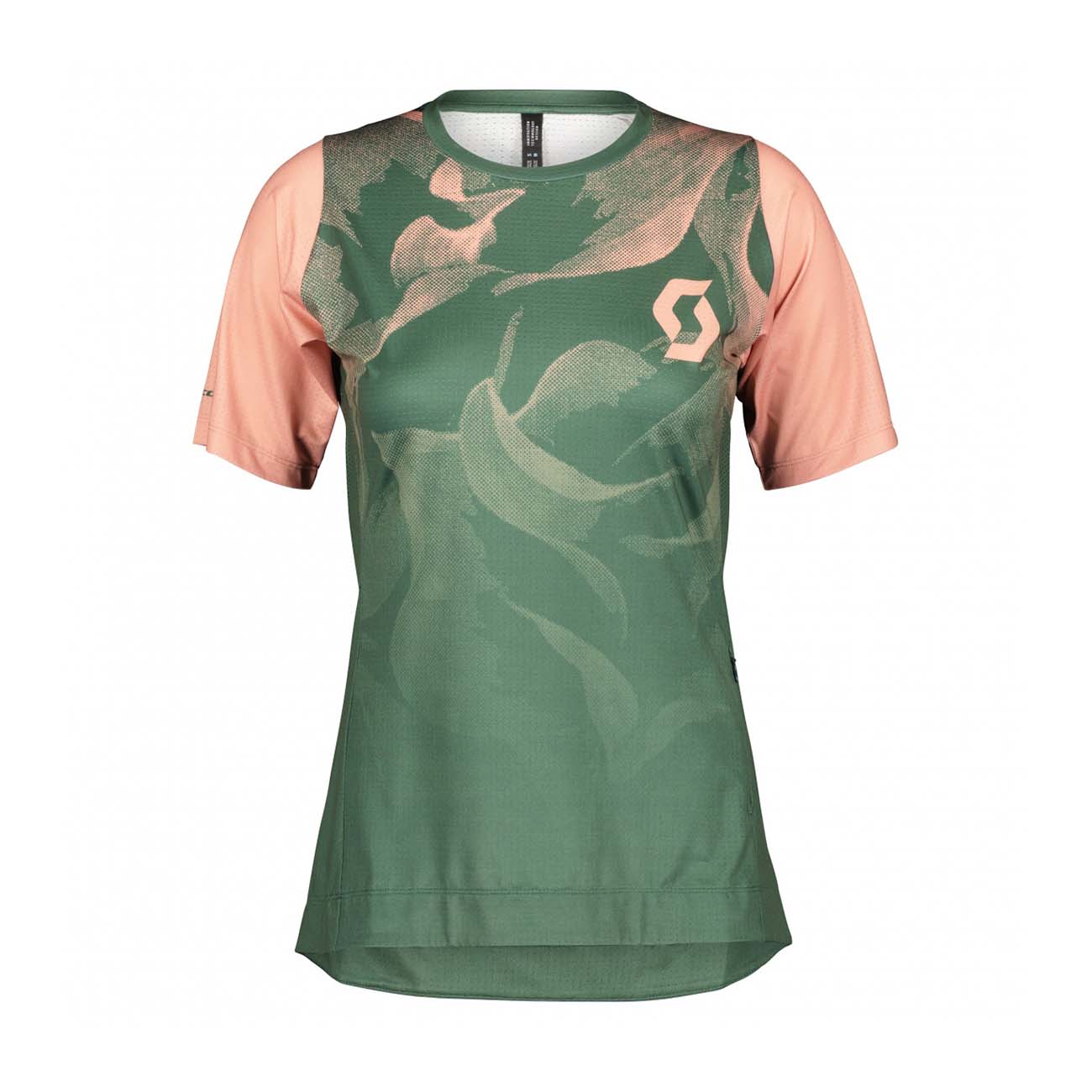 
                SCOTT Cyklistický dres s krátkym rukávom - TRAIL VERTIC LADY - zelená/ružová XS
            