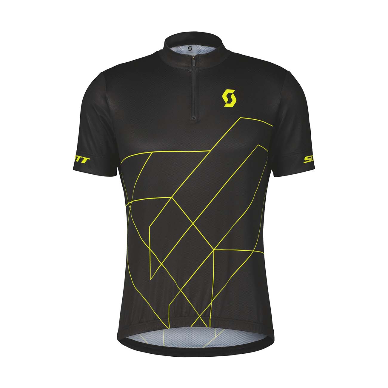 
                SCOTT Cyklistický dres s krátkym rukávom - RC TEAM 20 SS - žltá/čierna XL
            