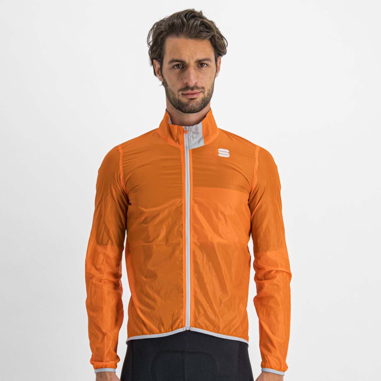 
                SPORTFUL Cyklistická vetruodolná bunda - HOT PACK EASYLIGHT - oranžová 2XL
            